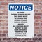 Signmission No Entry During School Hours This OSHA Notice Sign, Plastic, 7in W x 10in L, 2PK OS-2PACK-NS-P-710-V-14515 - alternate 2